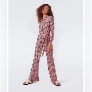 Milley wide-leg matte jersey jumpsuit